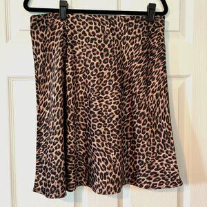 NWT LOFT leopard print skirt